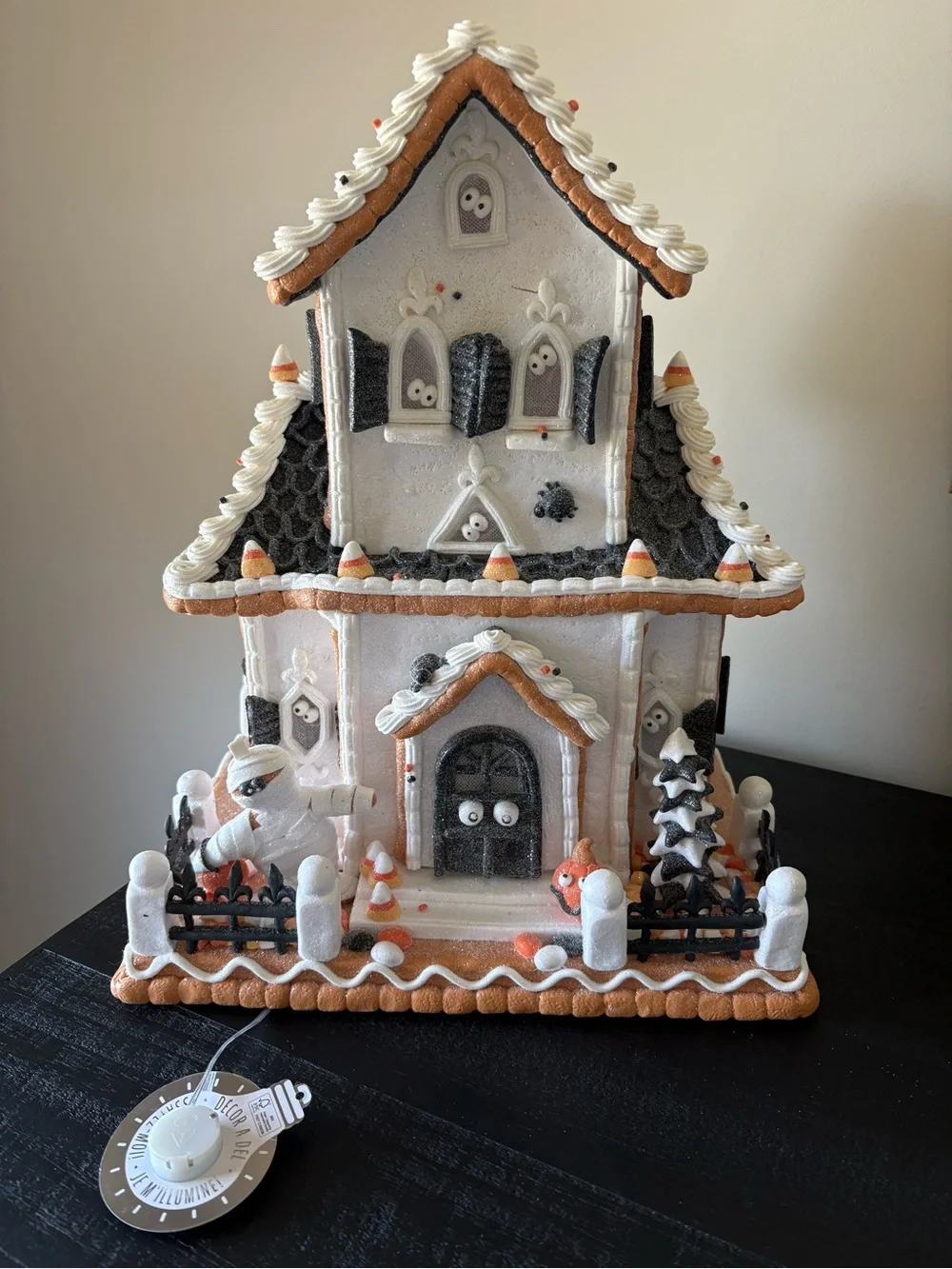 Candy Corn Lane Halloween Gingerbread Haunted House